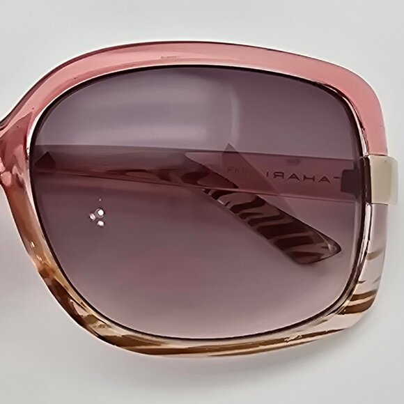 *SOLD* Tahari TH124 Pink Fade Frame Brown Gradient Lens Sunglasses 57-16-126 - Picture 11 of 12